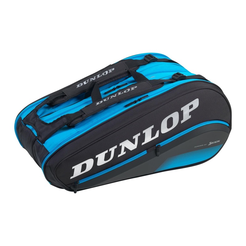 Dunlop FX Performance 12 Racket Thermo Tennis Bag – Black / Blue