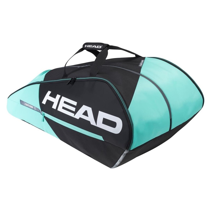 HEAD Tour Team 12R Monstercombi 12 Racket Tennis Bag – Black / Mint