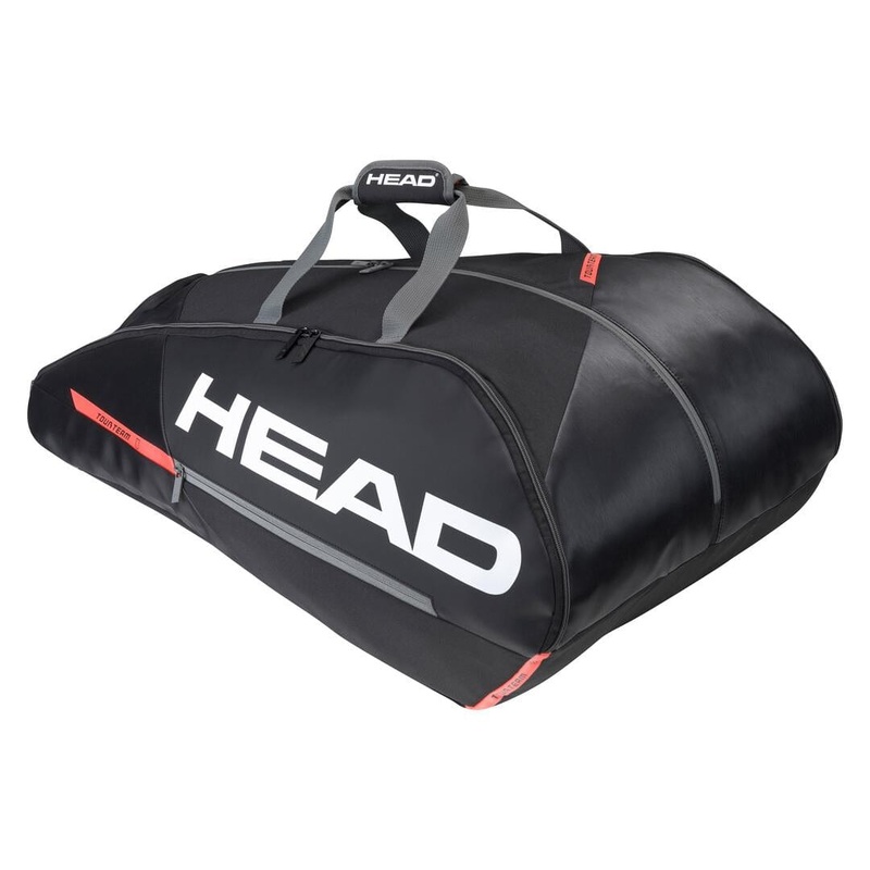 HEAD Tour Team 12R Monstercombi 12 Racket Tennis Bag – Black / Orange