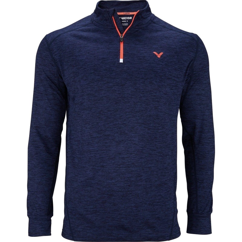Victor Longsleeve Mens Quarter Zip Jacket – Blue