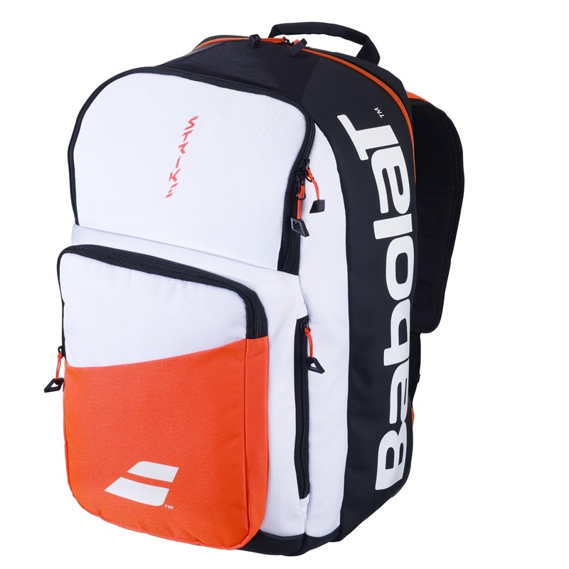 Babolat Pure Strike Tennis Backpack – White / Black / Red