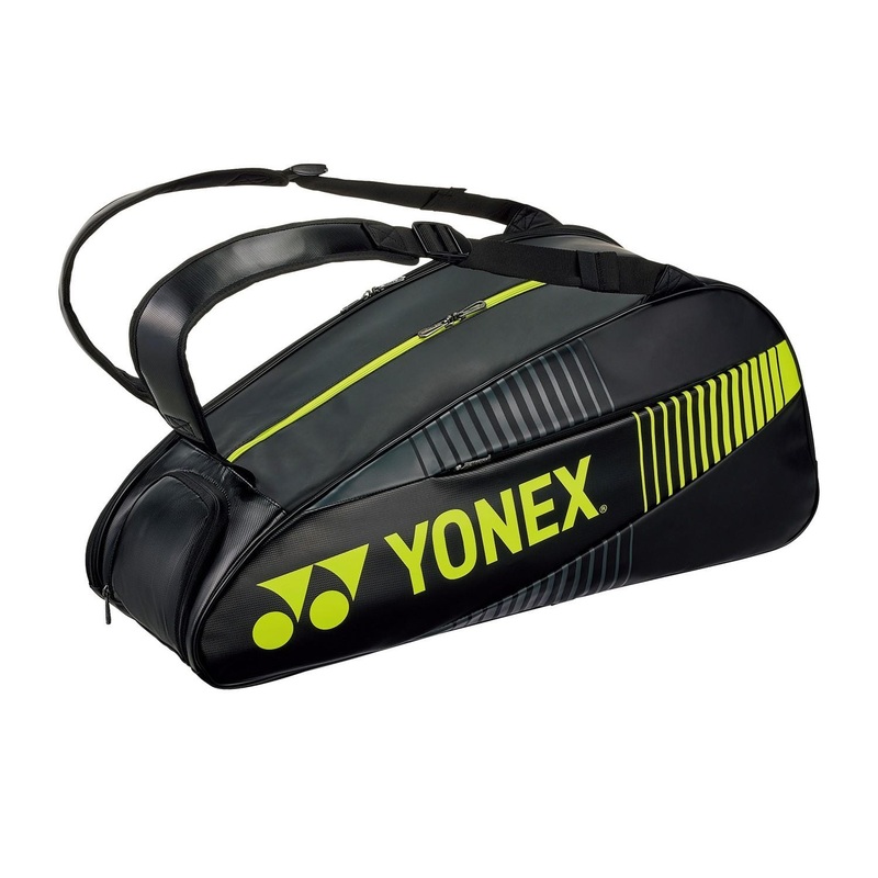 Yonex 82426EX Active 6 Racket Tennis Bag – Black / Lime