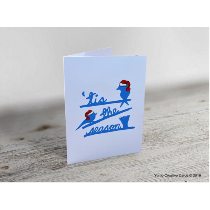 ‘Tis The Season’ Badminton Greeting Card