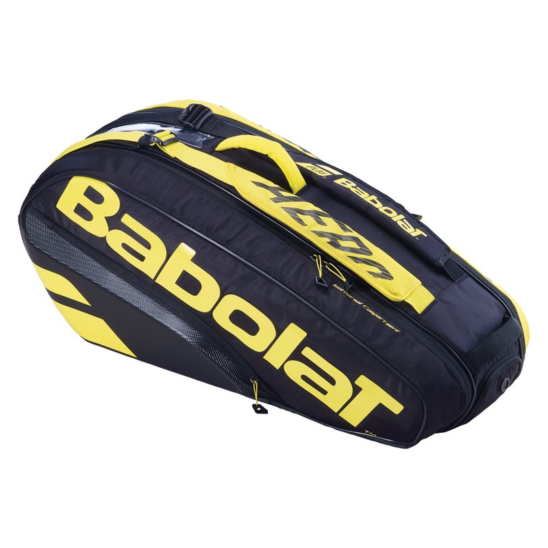 Babolat Pure Aero 6 Racket Tennis Bag – Black/Yellow