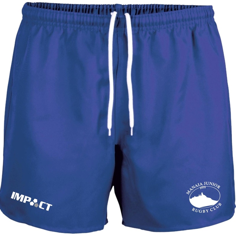 Manaia JNR Rugby Shorts|6yrs|8yrs|10yrs|12yrs|14yrs|16yrs|XS|Small