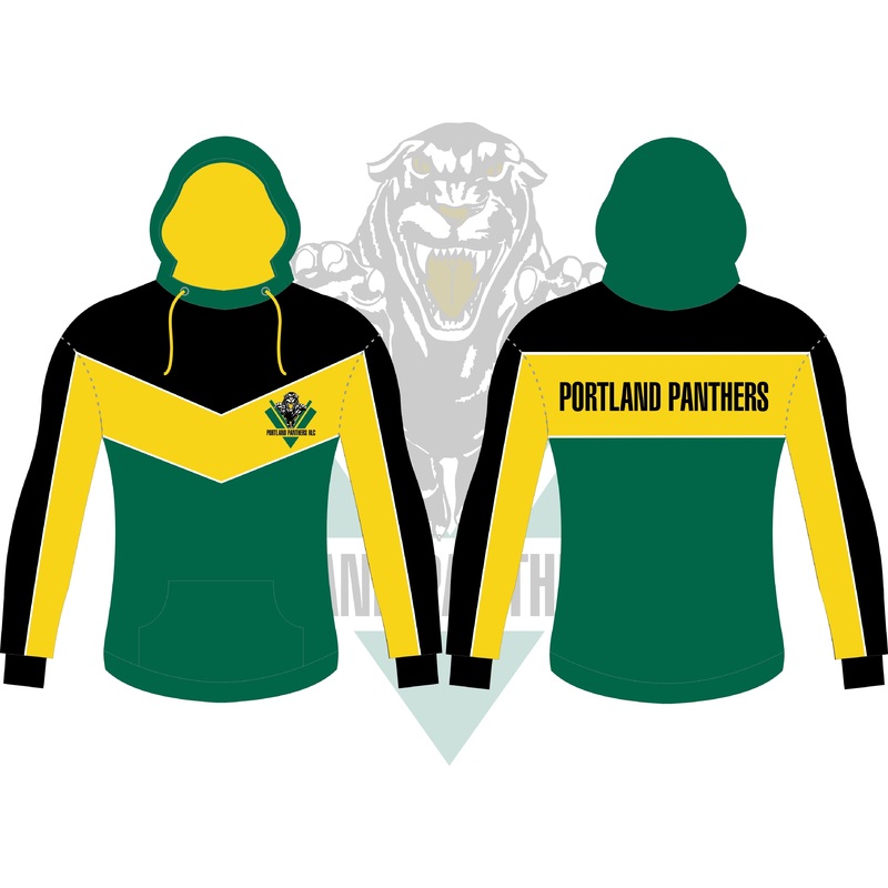 Adults Portland Panthers Cut n Sew Fleece Hoodie