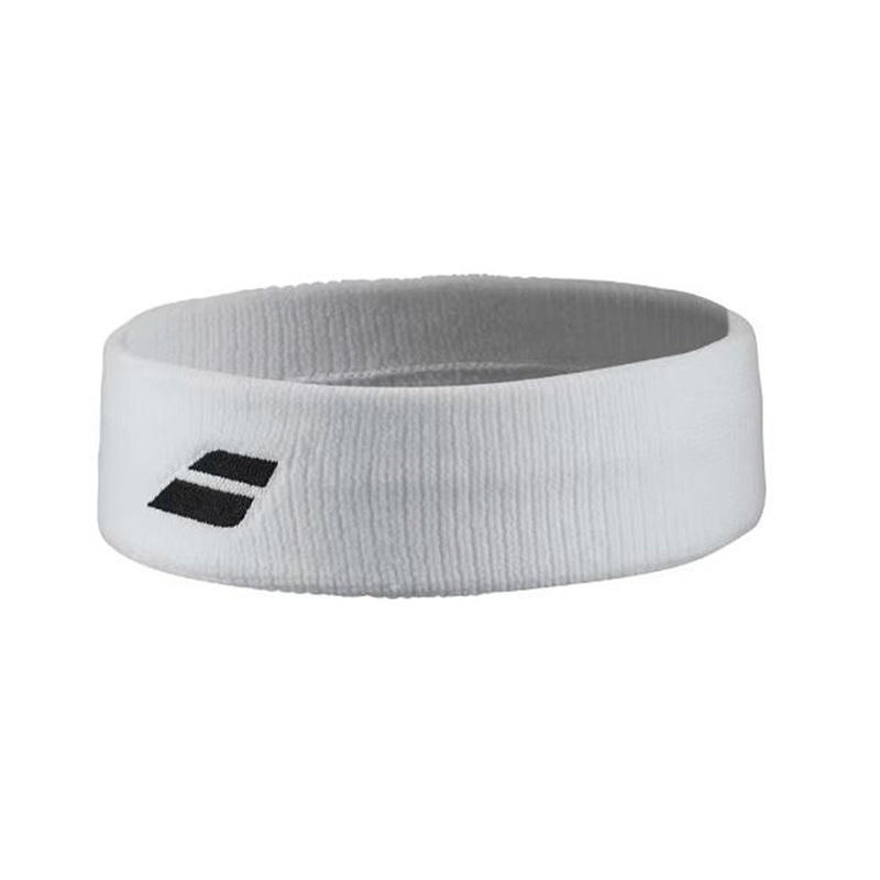 Babolat 5UB1301 Logo Headband|1000 White|One Size