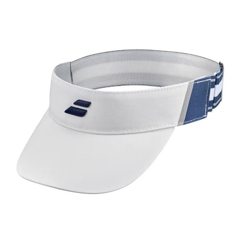 Babolat 5WB1232 Elastic Visor|1005 White/Estate Blue