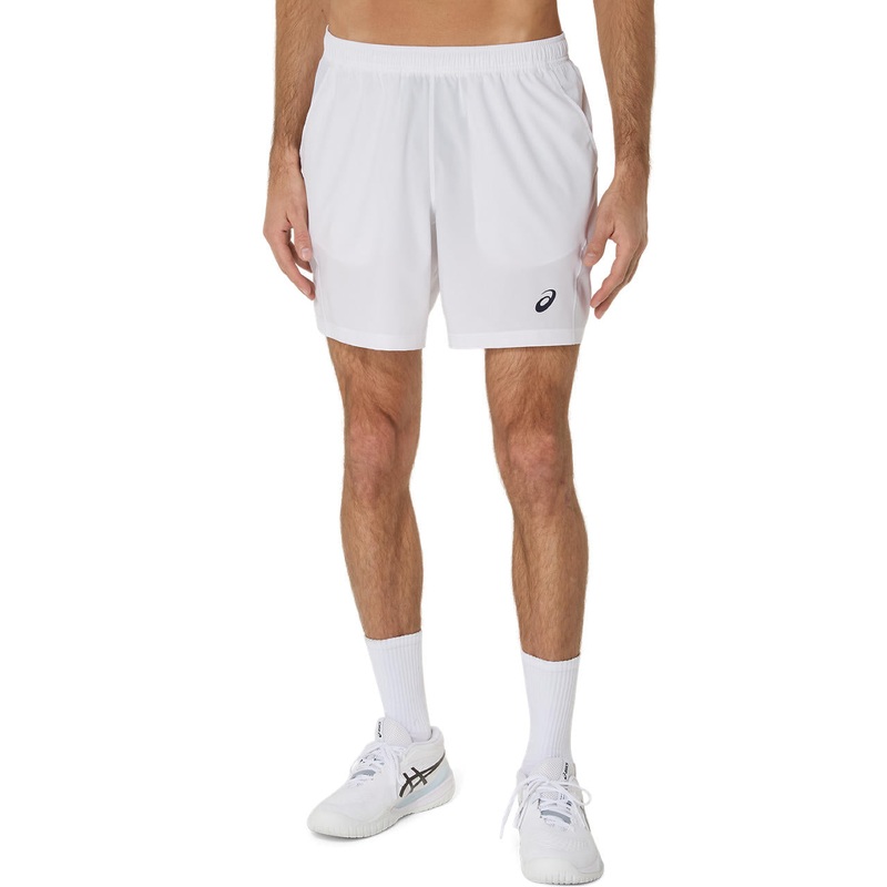 Asics Court 7 Inch Short Mens|100 Brill White|S|M|L|XL