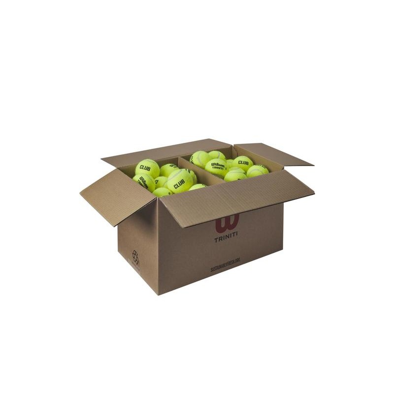 Wilson Triniti Club tennis balls (Box of 72)