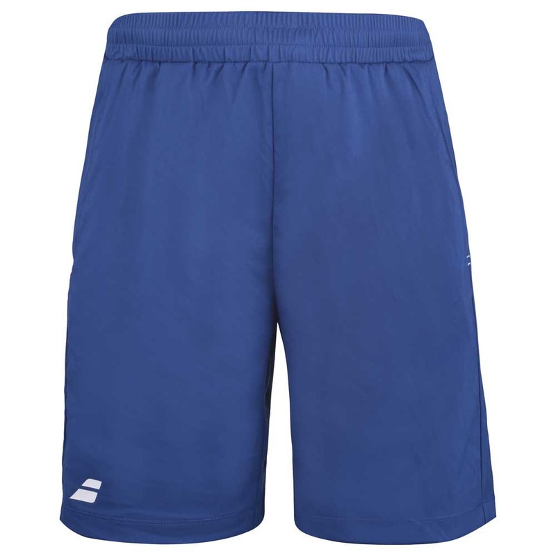 Babolat Boy’s Play Short|White|Black|Sodalite Blue|Age 6-8|Age 8-10|Age 10-12|Age 12-14