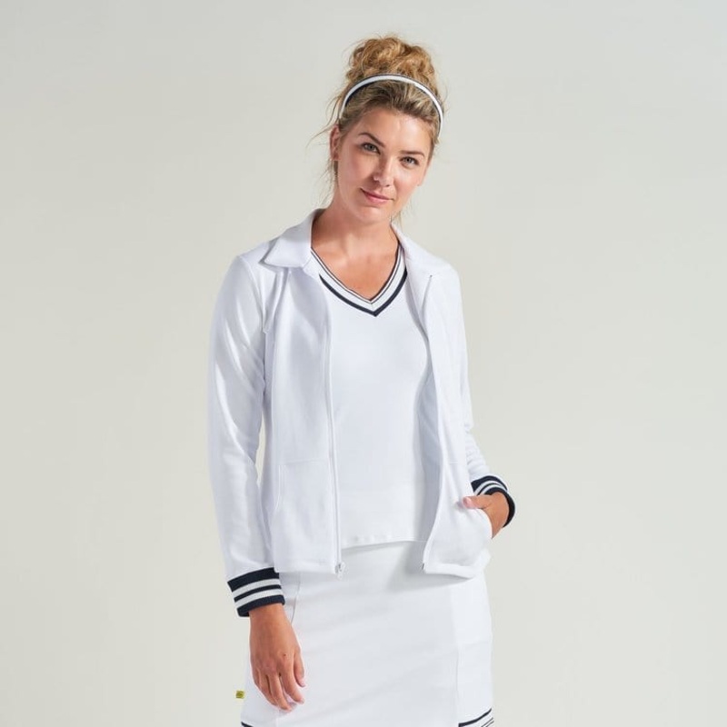 Women’s L’Oeuf Poch Baseline Rib Tennis Jacket