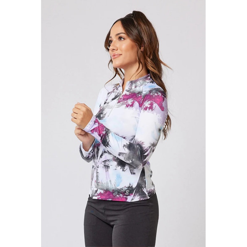 Women’s Sofibella Half Zip Long Sleeve