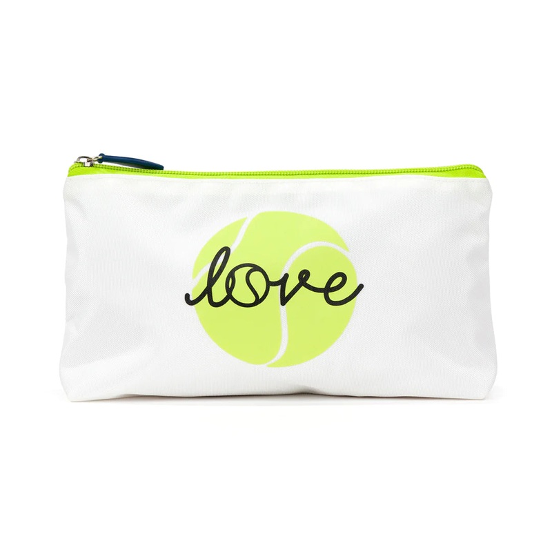 Ame & Lulu Everyday Pouch|Green Ace|Rainbow Racquets|Coral Tennis Grid|Classic Racquets