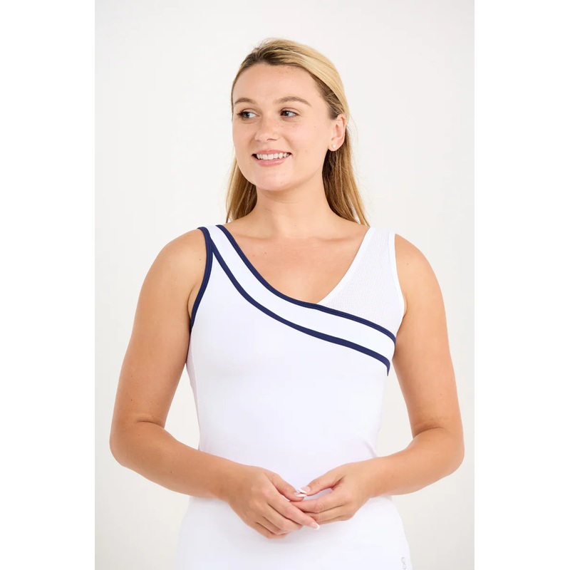 Women’s Sofibella 25 Tank – Indigo Whites
