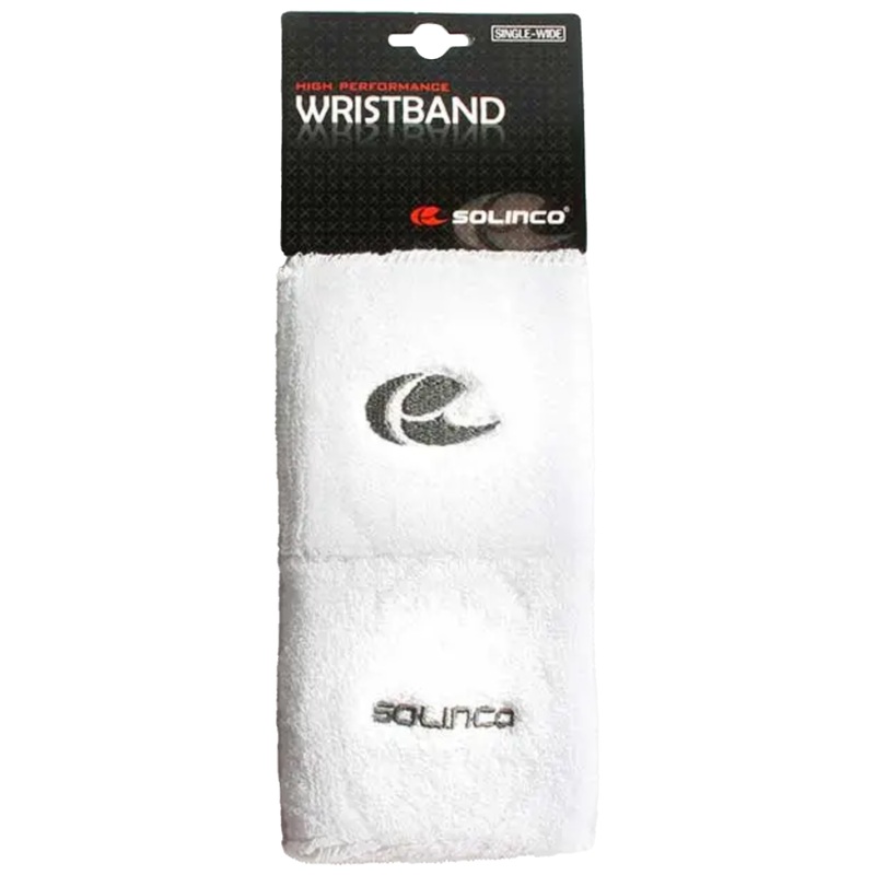 Solinco Wristbands|White|Black|Single|Double