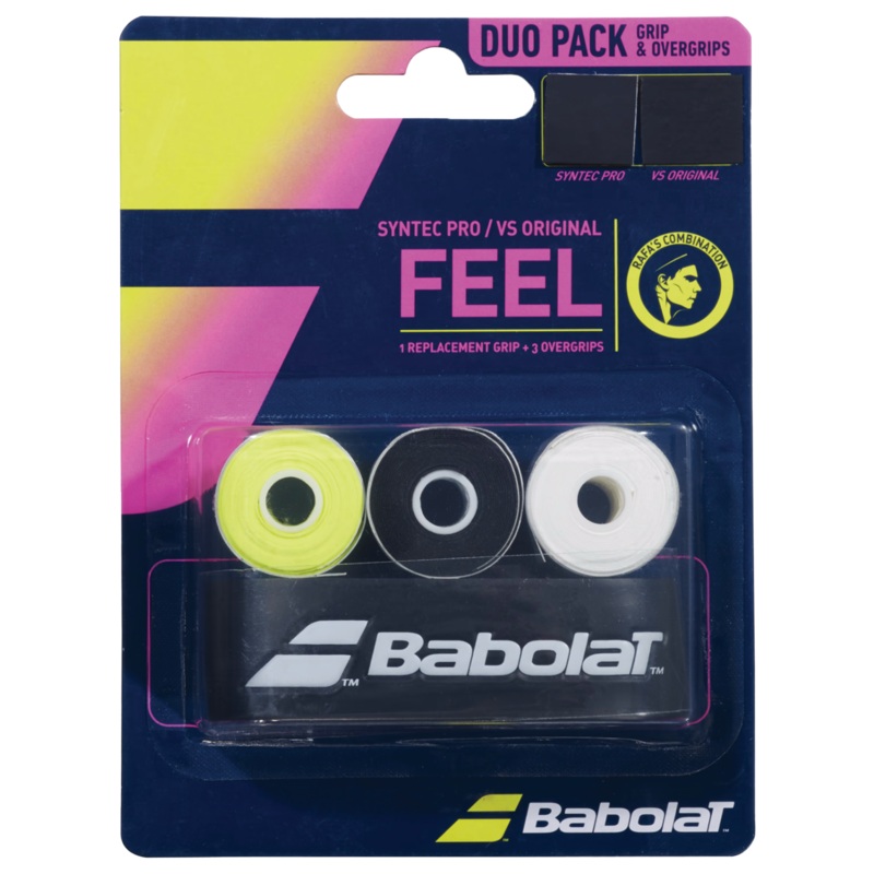 Babolat Syntec Pro Replacement Grip + VS Original x3